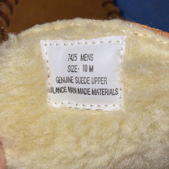 NWT PARRY Men’s Tan Moccasins.  Size 10 - Picture 6 of 7